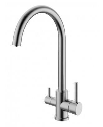 SUS9035-37 Смеситель для кухонной мойки с фильтром RUSH