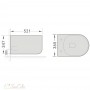 GR-5602S Унитаз подвесной Grossman Thin Rim