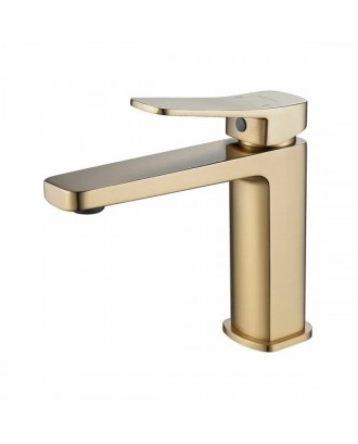 S9901G Смеситель для раковины Золотой сатин