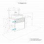 МАРБЛ 60 Тумба под раковину 1A276101MH4C0 AQUATON