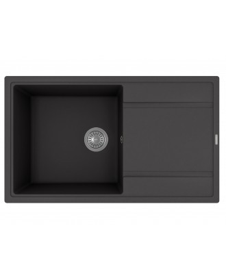 ЛИПСИ 860 АНТРАЦИТ FG Кухонная мойка из кварцевого композита / 860 * 510 * 217 "FLORENTINA"