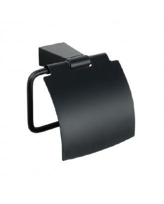 Держатель туалетной бумаги Fixsen Trend с крышкой, черный FX-97810