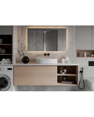 Trezhe Led 700*1200 Зеркало с сенсором, Теплая подсветка  "ПОСЕЙДОН34"