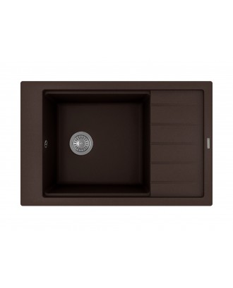 ЛИПСИ 780 P БРАУНИ FG Кухонная мойка из кварцевого композита / 780 * 510 * 217 "FLORENTINA"