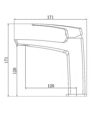 Conda Cмеситель для раковины, сатин