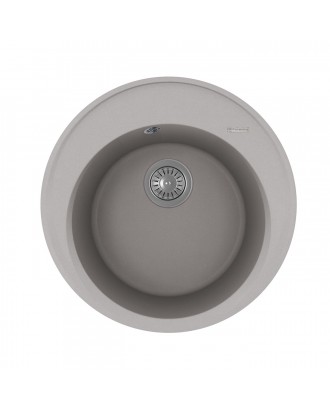 ЛАЦИО 510 ГРЕЙ Кухонная мойка из кварцевого композита / 510 * 510 * 224 "FLORENTINA"