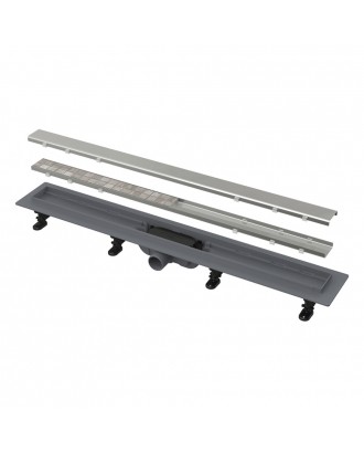 APZ19-650 - Водоотводящий желоб с порогами для перфорированной решетки DOUBLE