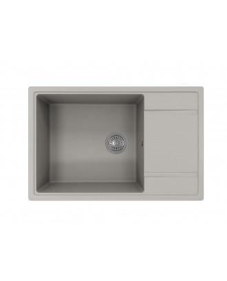 ЛИПСИ 780 XL ГРЕЙ FG Кухонная мойка из кварцевого композита / 780 * 510 * 217 "FLORENTINA"