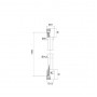 OPTIMA HOME / 04P15BCi19 / Шланг для душа (150 см) / Хром матовый "IDDIS"
