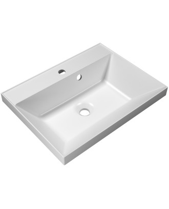 АСТОРИЯ 500х450х140 Умывальник Литьевой мрамор Белый