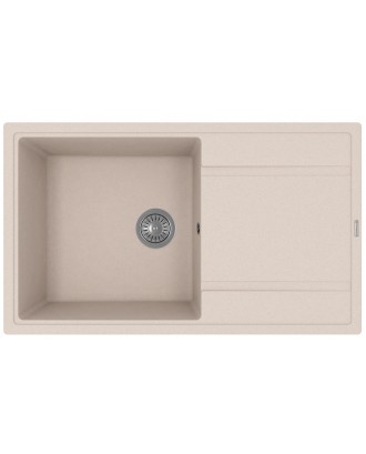 ЛИПСИ 860 БЕЖЕВЫЙ FG Кухонная мойка из кварцевого композита / 860 * 510 * 217 "FLORENTINA"