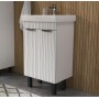 LOTTY 50.2D Белая Тумба Напольная Под Раковину Тигода 50 VOLNA