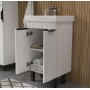 LOTTY 50.2D Белая Тумба Напольная Под Раковину Тигода 50 VOLNA