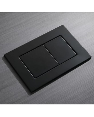 FLV9-B Смывная кнопка 237х159х6 (черный матовый) VECONI