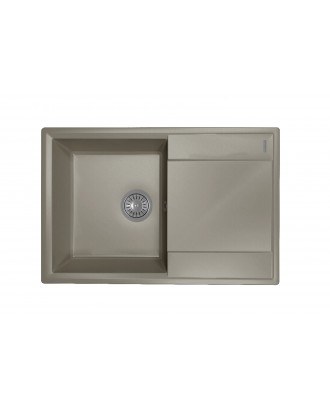 КОНСУЛ 760 серый шелк FSm Кухонная мойка