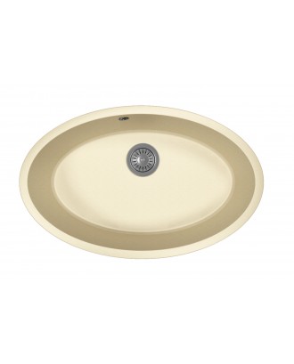 ВЕГА ОВАЛ ШАМПАНЬ Кухонная мойка из кварцевого композита / 700 * 440 * 217 "FLORENTINA"