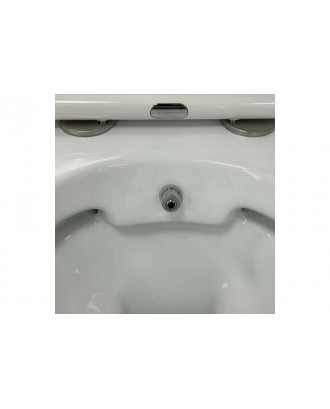 RB2342 Rimless Унитаз подвесной безободковый с функцией биде с сиденьем дюропласт/микролифт "REDO"