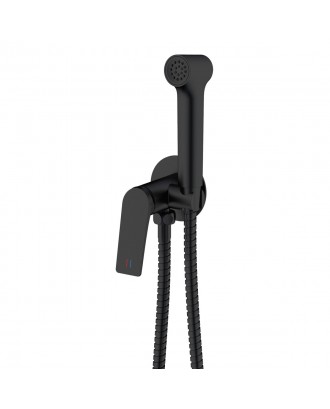 Lursy Гигиенический душ Azario со смесителем, скрытый монтаж, шланг 150 см, черный матовый (AZ-KFX49