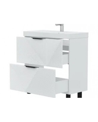 Geometry 80.2Y Тумба напольная белый Под Раковину LIKE 80 (9696)