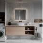 ТРЕЖЕ 800*700 Зеркало с сенсором, Теплая подсветка  "ПОСЕЙДОН34"