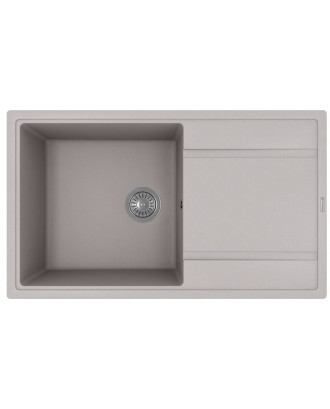 ЛИПСИ 860 ГРЕЙ FG Кухонная мойка из кварцевого композита / 860 * 510 * 217 "FLORENTINA"