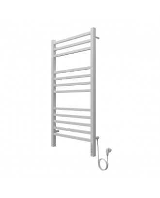 ANCONA 500/1000 Полотенцесушитель электрический квадрат, диммер справа, белый