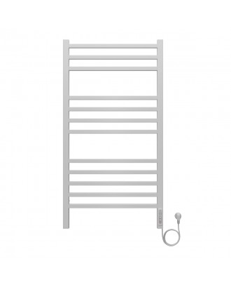 ANCONA 500/1000 Полотенцесушитель электрический квадрат, диммер справа, белый