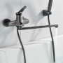 S6222T Смеситель для ванны 35 см Оружейная сталь