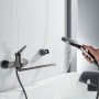 S6222T Смеситель для ванны 35 см Оружейная сталь