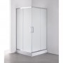 CS-311 900х900х1975 Душевое ограждение Loranto + поддон матовое стекло 8мм.