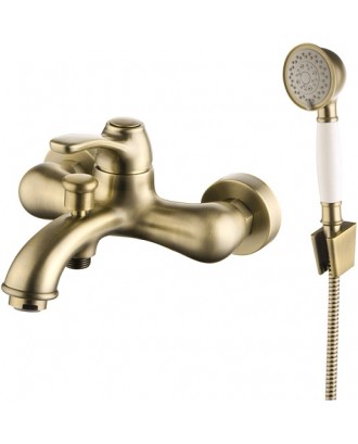 OLDIE (Бронза) Смеситель для ванны / Короткий излив "IDDIS"