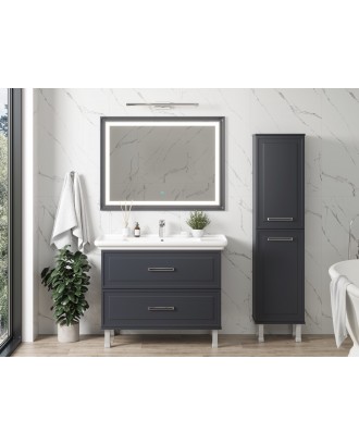 Katy Тумба 80-2 Графит под умывальник (Katy 80)