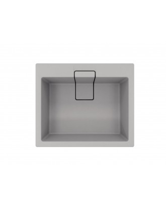 РИВЬЕРА 600 ГРЕЙ FS Кухонная мойка из кварц. композита / 600 * 510 * 224 "FLORENTINA"