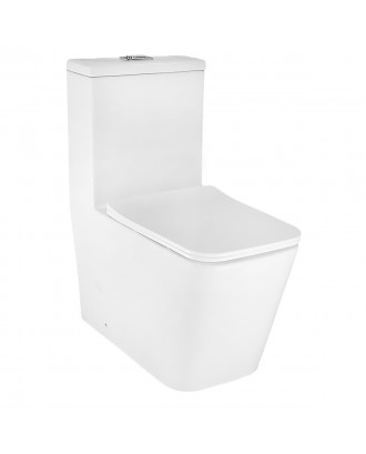 AZ-6203 Унитаз-моноблок АВАНТИ 360х640х775 безободковый, система смыва Tornado, с быстросъемным