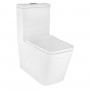 AZ-6203 Унитаз-моноблок АВАНТИ 360х640х775 безободковый, система смыва Tornado, с быстросъемным
