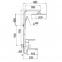 SL144-009DK Стойка душевая РМС