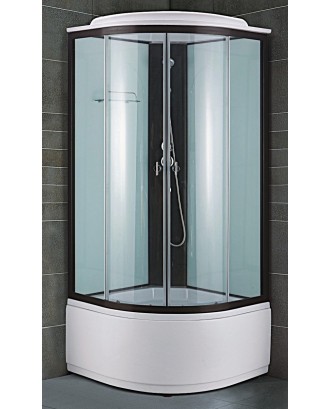 ALT-090W Душевая кабина 90*90*215 / Высокий поддон / Стекла матовые