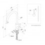 KITCHEN LINE / K05STJ0i05 / Смеситель для кухни "IDDIS"