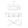 ЭЛИС 170 Ванна Без каркаса "ТРИТОН"