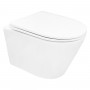 AZ-2480 Унитаз подвесной Azario VELA 360х480х360 безободковый, система смыва "Торнадо"