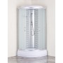 Душевая кабина CS-6610-25 F 100*100*215 матовая, стекло 4мм, поддон 25 см (3 места)