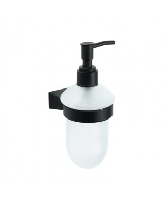 Дозатор для жидкого мыла Fixsen Trend стекло, черный FX-97812
