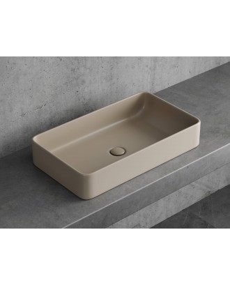 HB-0038MC Раковина накладная матовый капучино 610*350*112