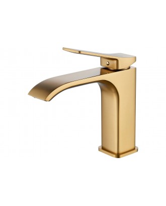 S4001G Смеситель для раковины Золотой сатин