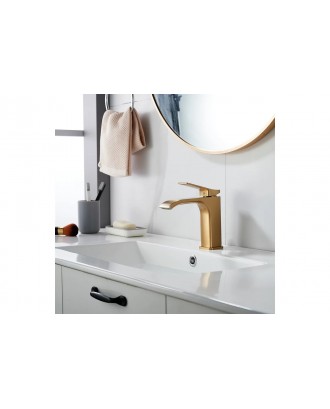 S4001G Смеситель для раковины Золотой сатин