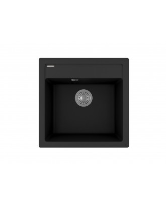 ЛИПСИ 510 НУАР FG Кухонная мойка из кварц. композита / 510 * 510 * 217 "FLORENTINA"