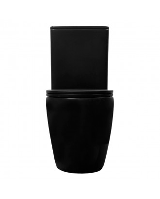 Кобальт Блэк Унитаз напольный скрытое торнадо, с сиденьем микролифт 610x360x805мм