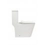 AN-020D Унитаз-моноблок (круглый), Торнадо,690*360*820 мм с сиденьем  (soft close) дюропласт, белый
