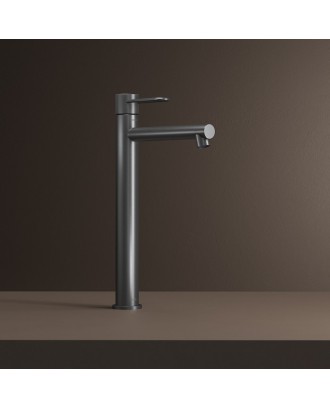 DUNA (Графит матовый) Смеситель для умывальника высокий "IDDIS"