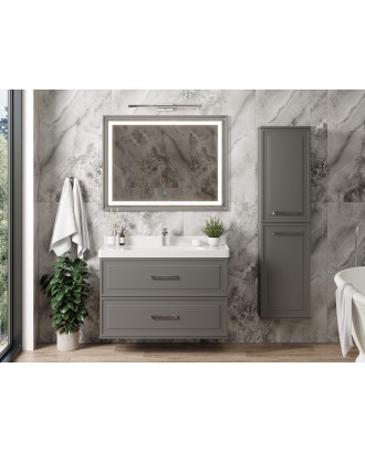 Katy Тумба 100-2 Серый К167 под умывальник (Andrea/Katy 100)